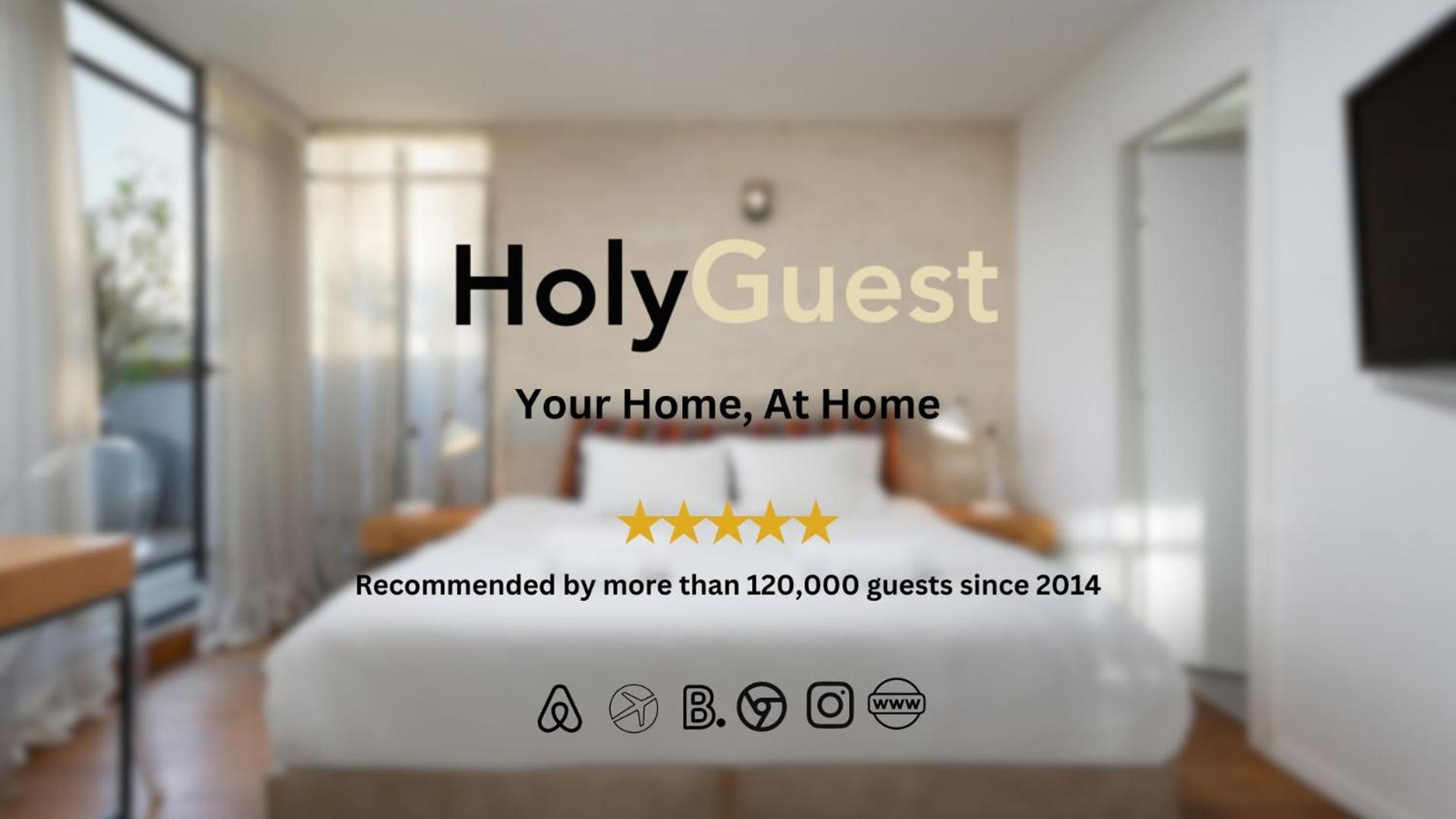 Modern 2Br With Mamad By Holyguest Apartment เทลอาวีฟ ภายนอก รูปภาพ